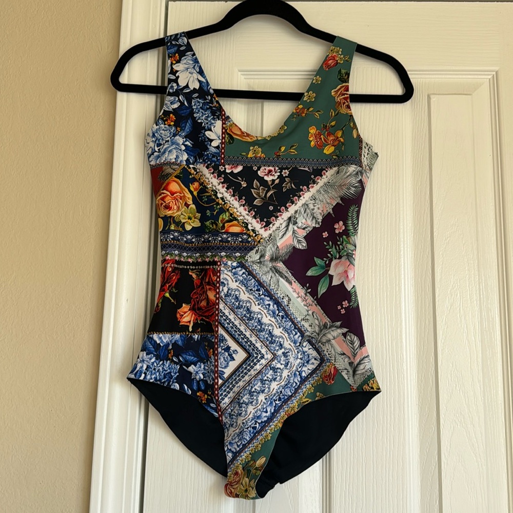 Agua Bendita Reversible one piece swimsuit